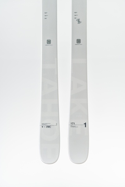 تعاون دار IWC SCHAFFHAUSEN  و FACTION SKIS لتصميم مزلاجات  فري ستايل ذات إصدار محدود مع تصميم  "IWC LAKE TAHOE" المضئ