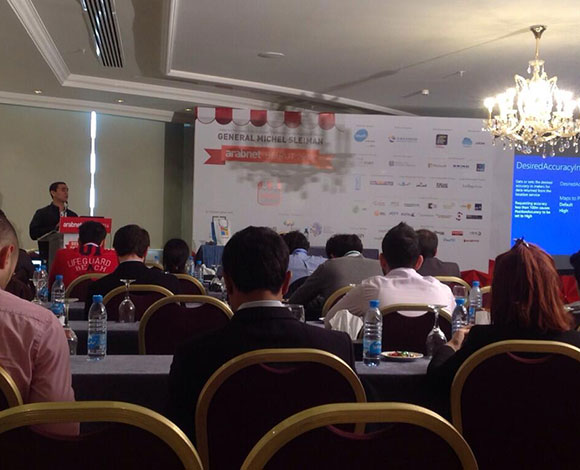 رائد في كواليس المؤتمر الخامس لعرب نت - بيروت