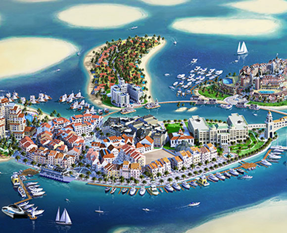 تنفق دبي 1،3 مليار$ على مشروع جزر Dubai’s Heart of Europe