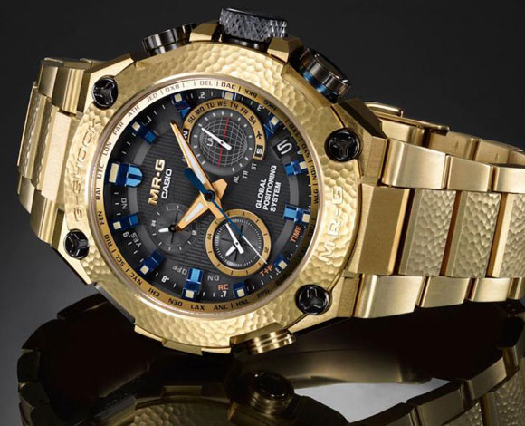 تكشف Casio عن ساعة MR-G Gold Hammer Tone ب $6,200