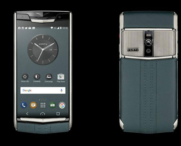 هاتفVertu Signature Touch Teal Fluted  الجديد رائع ومختلف!