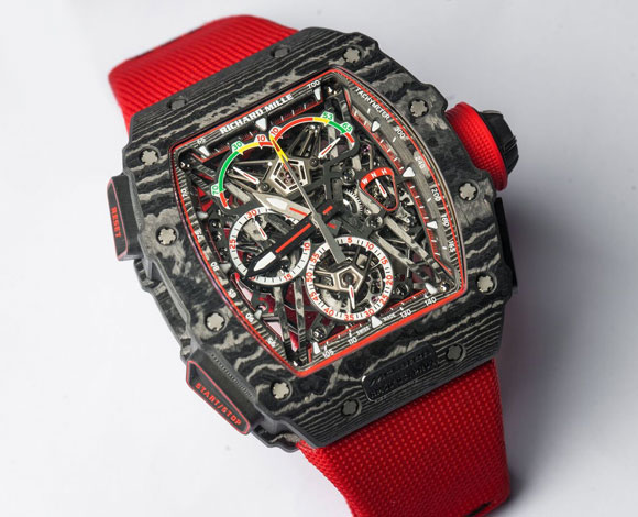 ريتشار ميل تصنع أخف ساعة split second Tourbillon في العالم
