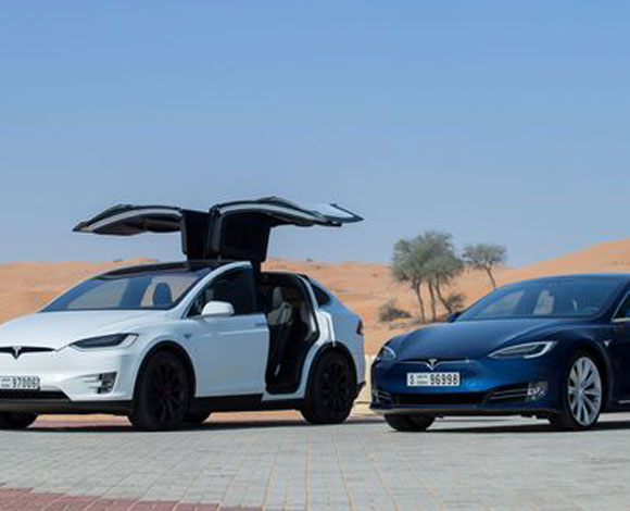 تسلا تصدر موديلي model s  و model X  في الإمارات