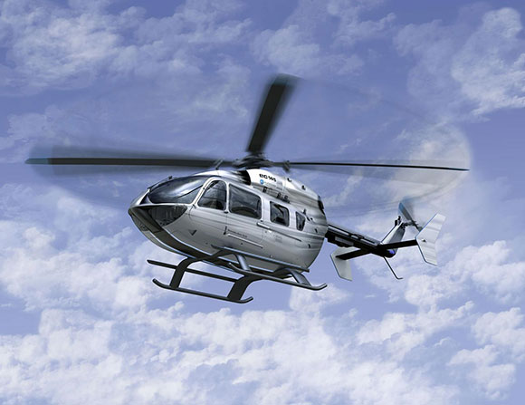 هيليكوبتر Airbus EC145 الفاخرة مع لمسة من مرسيدس بينز