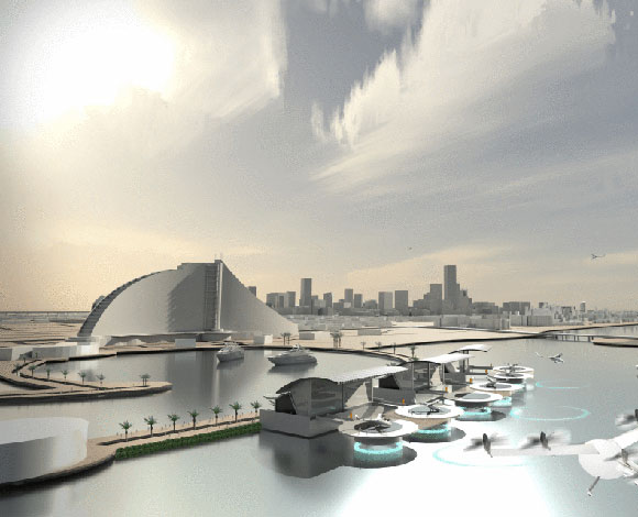 أوبر تحدد عام 2020 لبدء تشغيل طائرات الإقلاع العمودية في دبي ودالاس