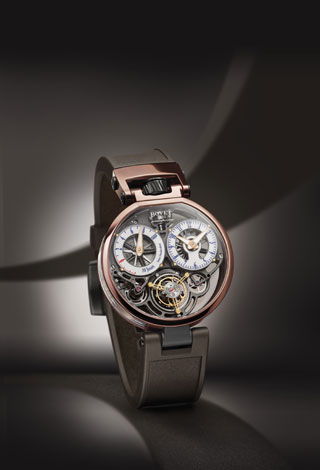 Flying Tourbillon إصدار أزرق وبرونزي
