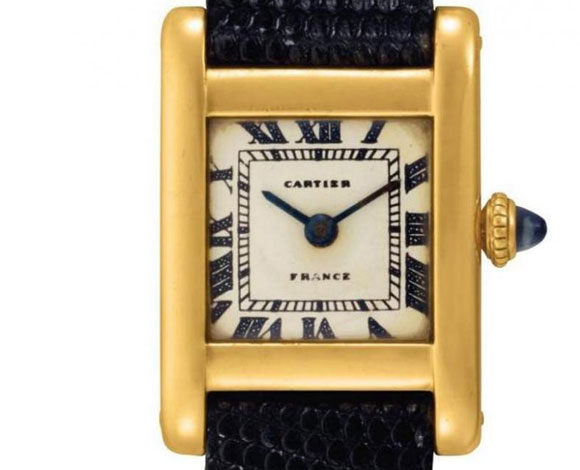 ساعة جاكي كينيدي موديل1962 من Cartier في مزاد Christie’s