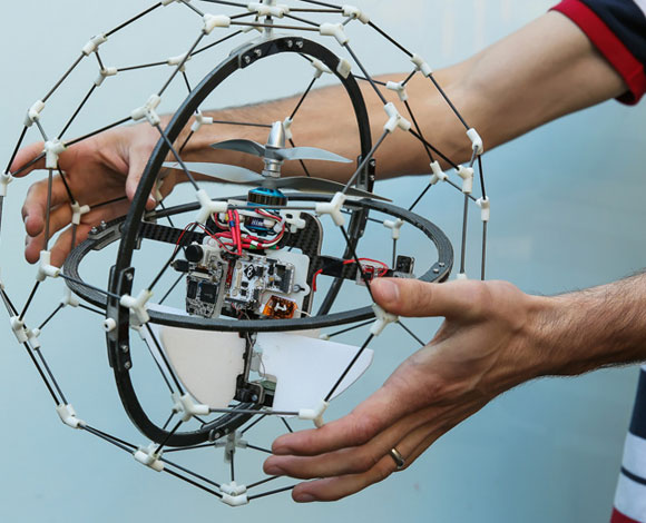 طائرة flyability gimbal بدون طيار خفيفة الوزن ومضادة للصدمات