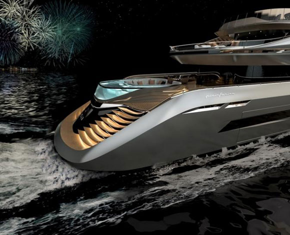 شركة Pininfarina تكشف عن تصميم يختها الجديد Aurea