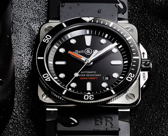 نظرة على أول ساعات Bell & Ross المربعة المخصصة للغوص