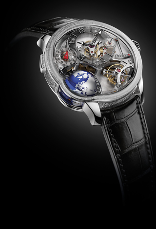 ساعة "جي إم تي إرث" من Greubel Forsey: نظرة بتقنية 360 درجة
