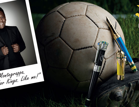 "Montegrappa" تطلق قلم الكتابة الفاخر الخاص بالنجم البرازيلي بيليه