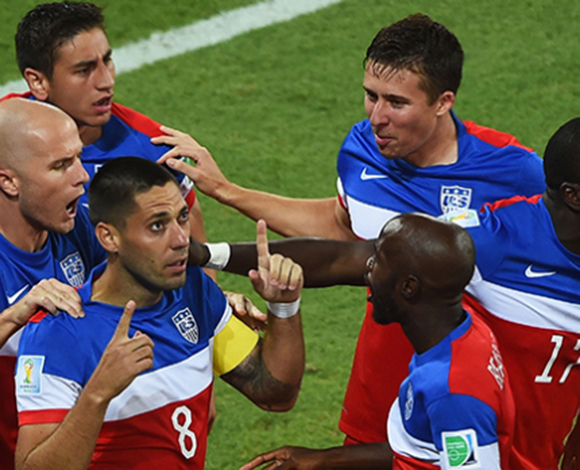 كلينت ديمبسي يسجل أسرع هدف في كأس العالم 2014 في البرازيل