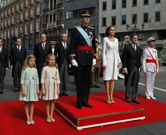 حفل تنصيب الامير فيليب ملكاً على اسبانيا 