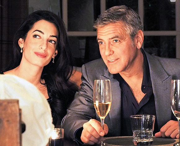 جورج كلوني يختار أرماني لتصميم بذلة زفافه 