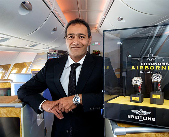 ’بريتلينغ‘ تطلق ساعة ’كرونومات إيربورن‘ على متن طائرة إيرباص A380‘ 