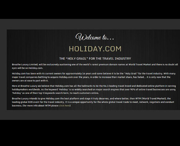 Holiday.com الشهير أغلى نطاق في العالم