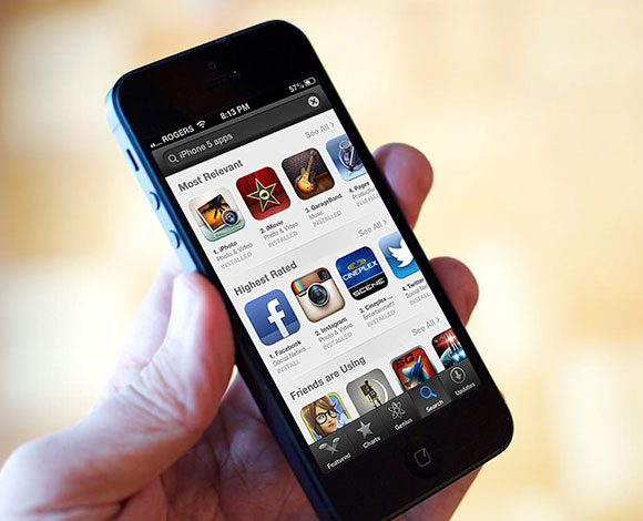 تحميل برامج الايفون بطريقة مجانية على نظام iOS 7 وهواتف ايفون 5 اس