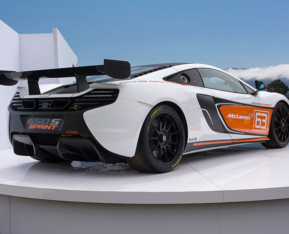 "ماكلارين 650S Sprint" تستعد لسباق بيبل بيتش 2014