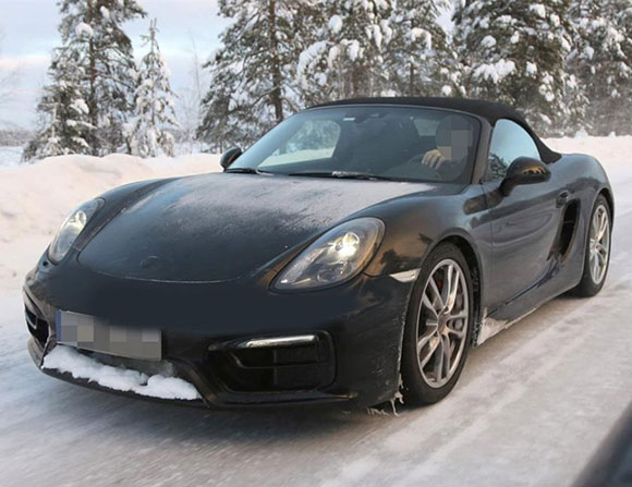 صور تجسسية لسيارة بورش بوكستر GTS 2014