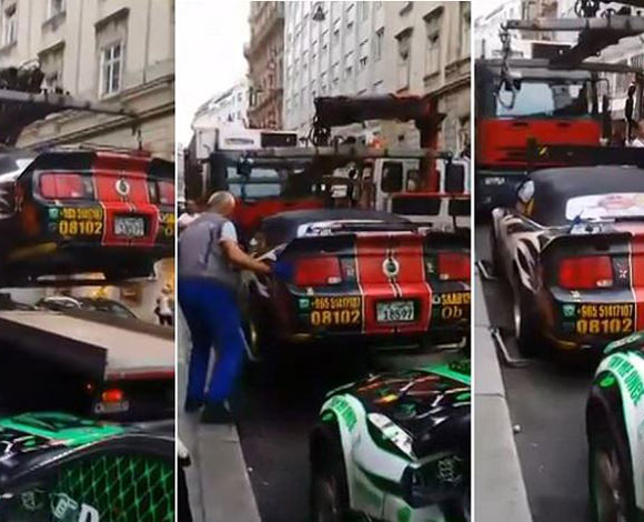 بالفيديو... شرطة لندن تصادر سيارتي "موستنج" من احد الأثرياء العرب في بريطانيا