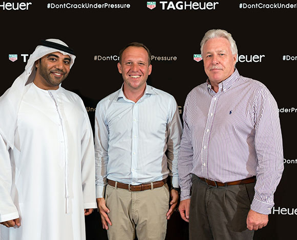تاغ هوير TAG Heuer تحتفل مع "دبي أوتودروم" بأبطال السباقات لعام 2014 - 2015