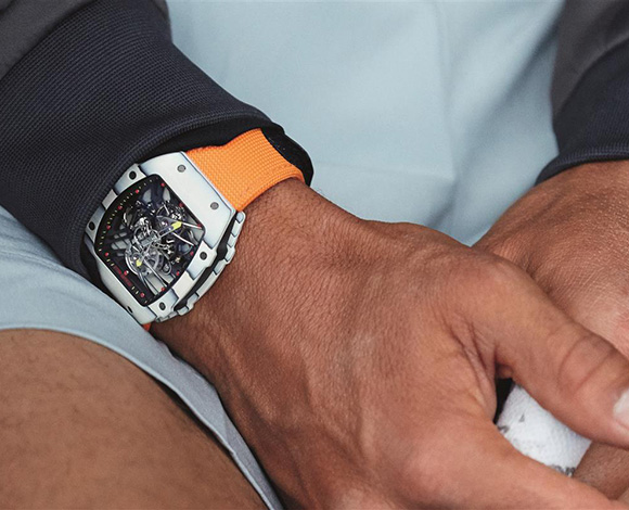 ساعة  Rafael Nadalنظرة جديدة لأناقة الرجل الرياضي من Richard Mille