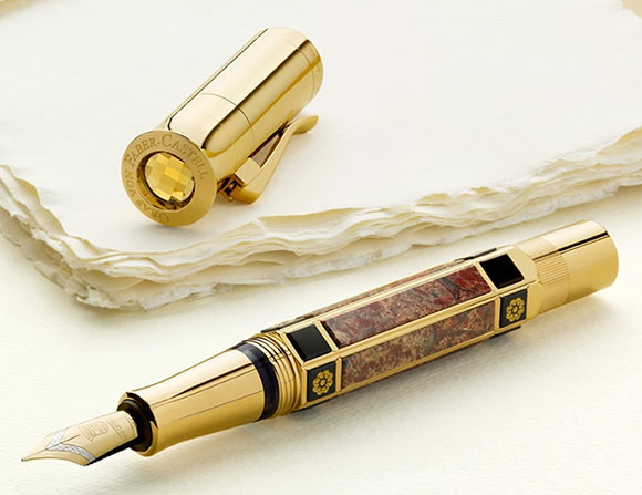 Graf von Faber-Castell تطرح قلم حبر مصنوعاً من الذهب