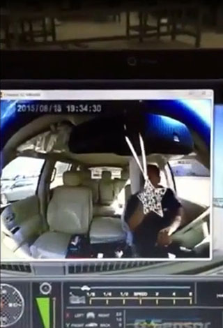 بالفيديو- سعودي عامل صيانة حاول يسرق سيارة سعودي