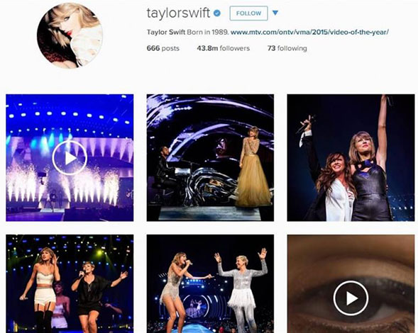 النجوم الأكثر شعبية على انستقرام... كارداشيان في المقدمة