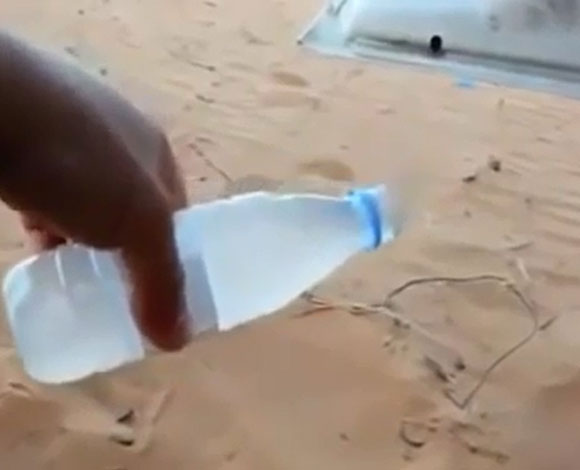 بالفيديو- عندما تتتجمد المياه في السعودية