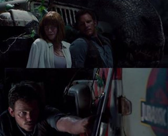أخطاء مخيبة للآمال تظهر في لقطات في فيلم Jurassic World