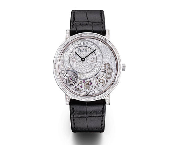 Piaget تكشف عن أرفع ساعة مرصّعة بالجواهر في العالم: ALTIPLANO 38MM 900D