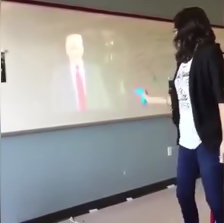 فيديو لإحدى المعلمات ربما يتسبب في طردها من المدرسة .. شاهد الفيديو