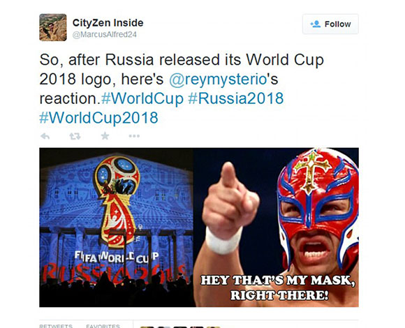 صور ساخرة من الشعار الجديد لمونديال روسيا 2018