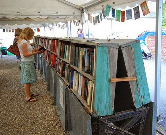 تخيل مدينة كلها من الكتب... مدينة الكتب البريطانية شاهدها بالصور