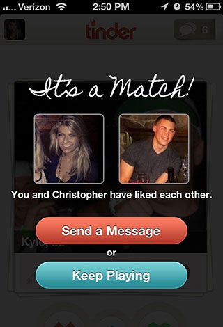 تطبيق Tinder للمواعدة