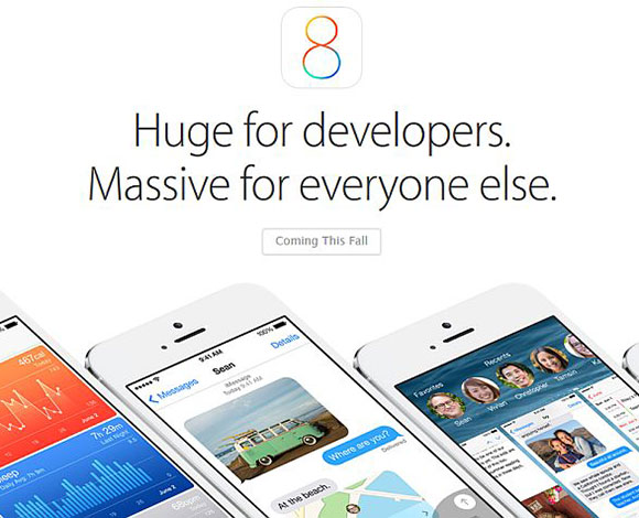 "أبل" أزاحت الستار رسمياً عن نظام التشغيل الجديد iOS 8 ... 