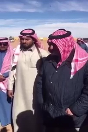 شاهد ولي العهد وهو يستمع إلى قصيدة شعرية وتفاعله معها