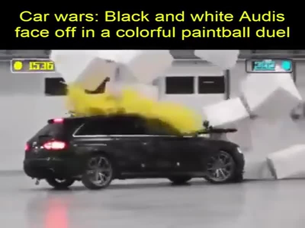 معركة طلقات ألوان بين البيضاء والسوداء .. فأيهما تنتصر