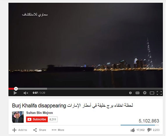 شاهد ابرز مقاطع الفيديو الأكثر مشاهدة على يوتيوب في دولة الإمارات لعام 2014