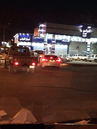 ازدحام في محطات البنزين ليلة رأس السنة