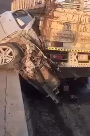 لن تصدق كيف حالة العائلة صاحبة السيارة