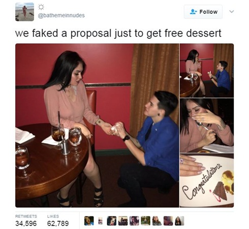 يقدّم لها عرض زواج مزيف من أجل هذا الأمر