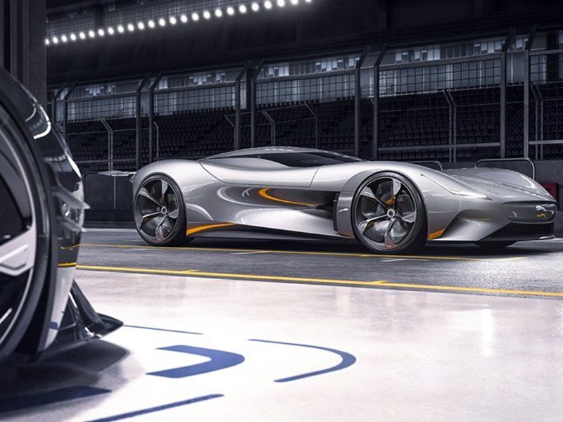 صور لنموذج سيارة "جاكوار" الكهربائية الجديدة من غران توريزمو