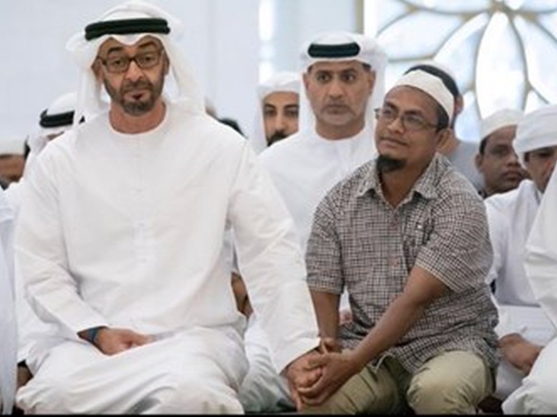 صورة الشيخ محمد بن زايد التي اجتاحت مواقع التواصل الاجتماعي