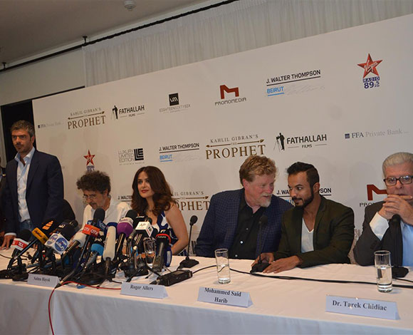 النجمة "سلمى حايك" لأول مرة في موطنها الأصلي "لبنان" لإطلاق فيلم "النبي"