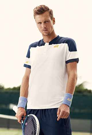 اتش آند أم تطلق مجموعة H&M for Tomas Berdych بتصاميم عصرية وطابع عملي 