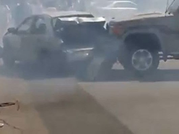 شاهد حظ لص سئ .. مكّن العاملون من القبض عليه