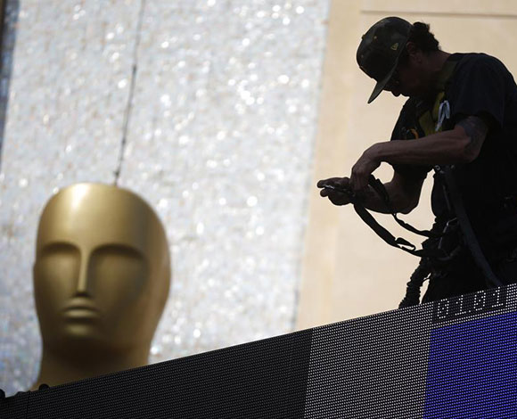 تحضيرات حفل توزيع جوائز الأوسكار... بالصور